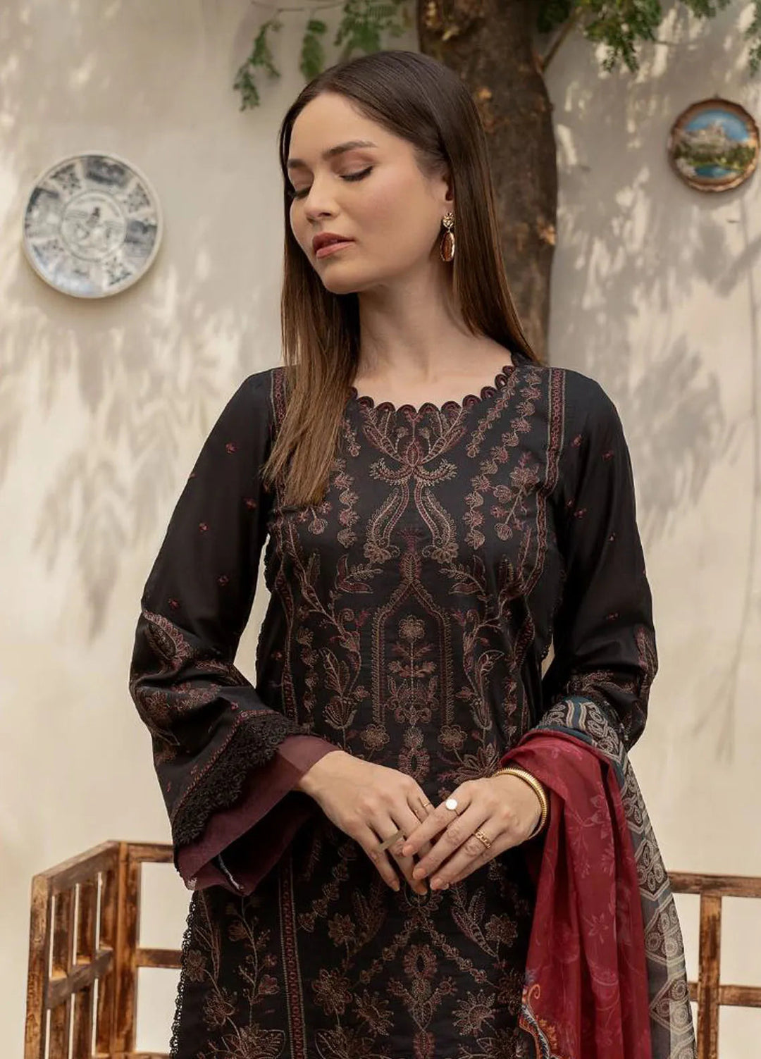 Zarif Embroidered Lawn Unstitched Suit 3 Piece ZF24F ZFL-03 Jemima - Summer Collection