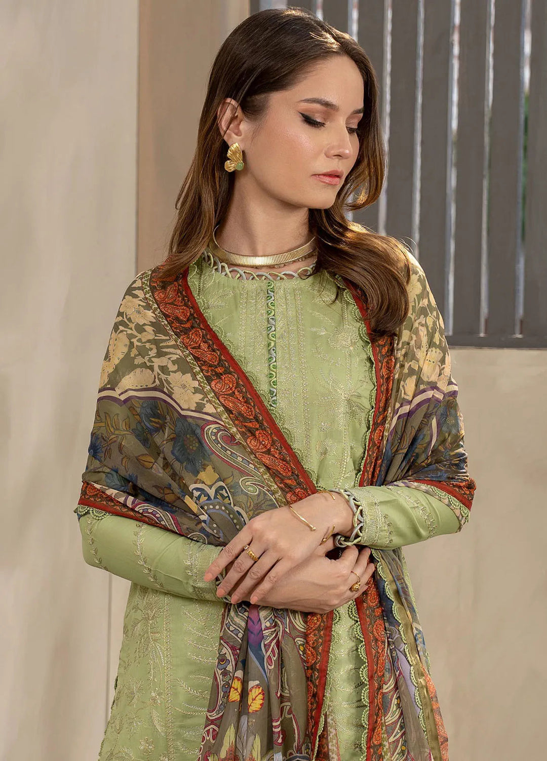 Zarif Embroidered Lawn Unstitched Suit 3 Piece ZF24F ZFL-04 Seniha - Summer Collection