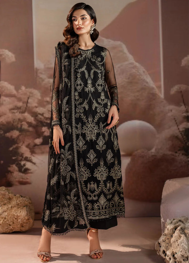 Zarif Embroidered Net Suit Unstitched 3 Piece ZF24OE ZRF001 - Renisa - Formal Collection