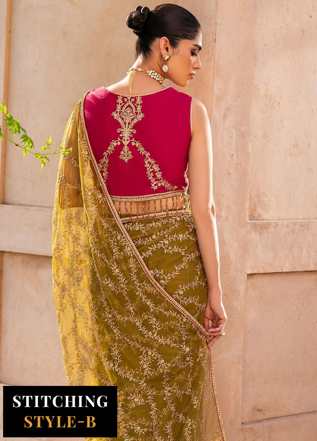 Zarif Embroidered Net Suits Unstitched 3 Piece ZF25SN SBA-03 Lara - Formals Collection