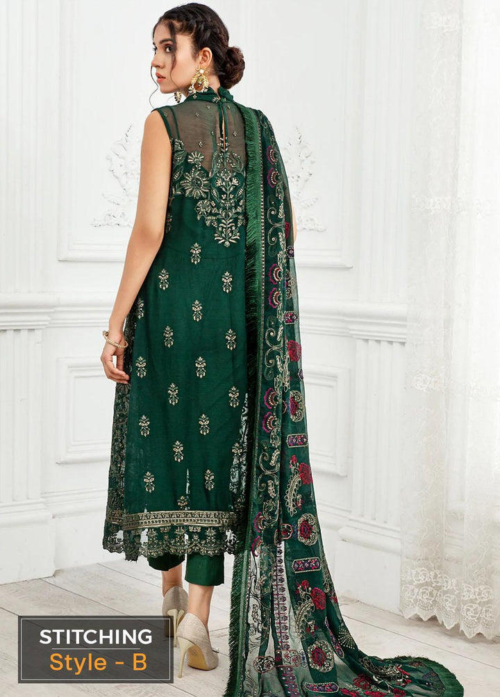 Zarif Embroidered Chiffon Suits Unstitched 3 Piece ZD 01 AYRA - Luxury Collection