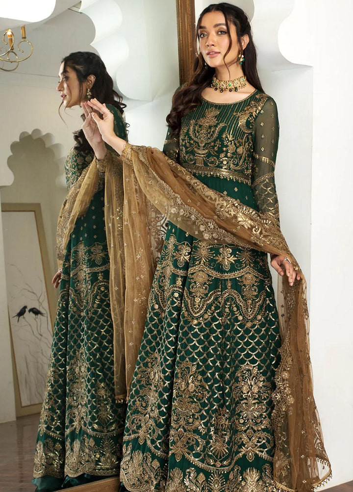 Zarif Embroidered Chiffon Suits Unstitched 2 Piece ZM 04 SINGHAAR - Luxury Collection
