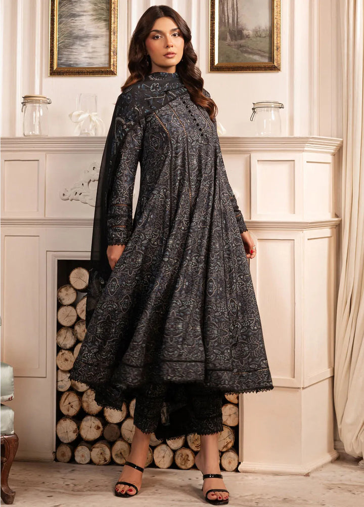 Zarif Printed Cambric Suits Unstitched 3 Piece ZF24PC ZPC 03 Frieda - Spring Collection