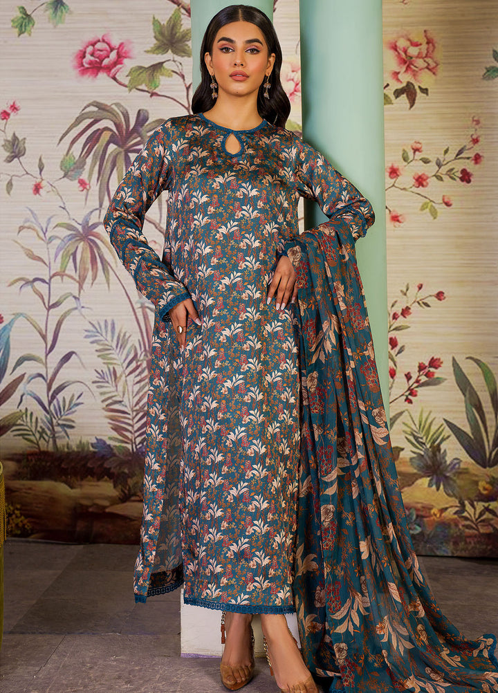 Zarif Printed Silk Suits Unstitched 3 Piece ZF24SP ZSP 05 Anabia - Summer Collection