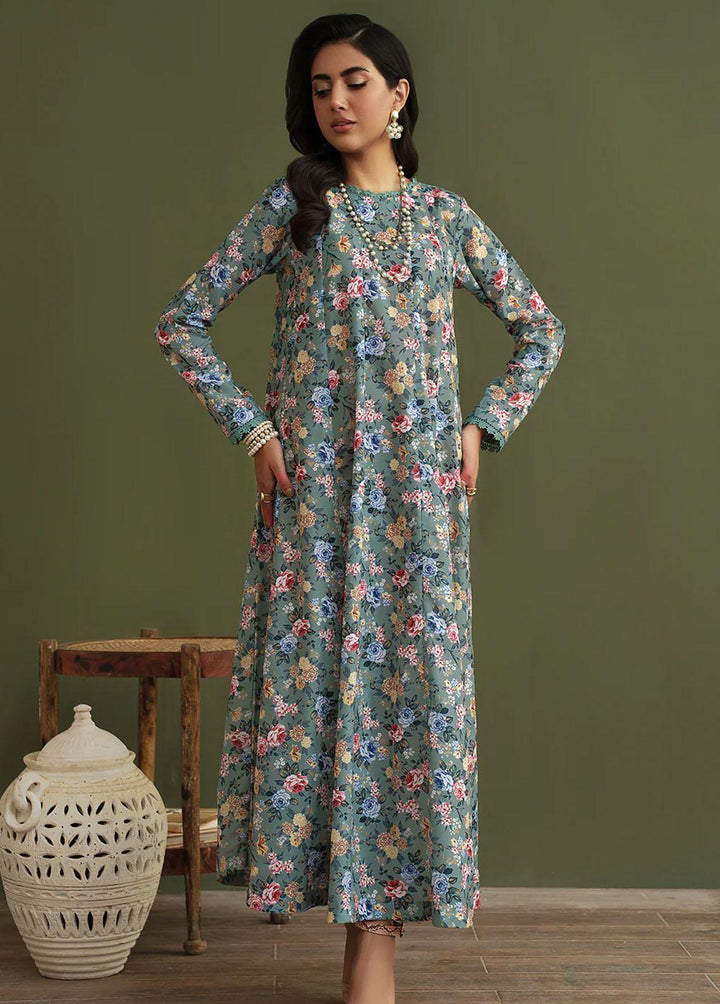 Zarif Pret Printed Cotton Silk Kurti ZF23P04 Tiffany