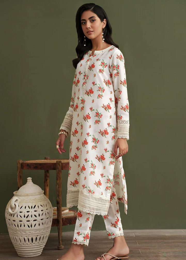 Zarif Pret Printed Cotton Silk 2 Piece Suit ZF23P05 Cremon