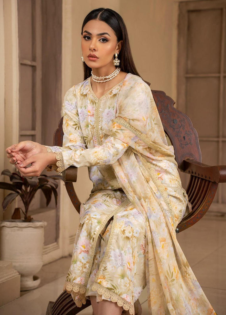 Zarif Printed Georgette Suits Unstitched 3 Piece ZF23PG ZPR 02 Aurora - Formal Collection