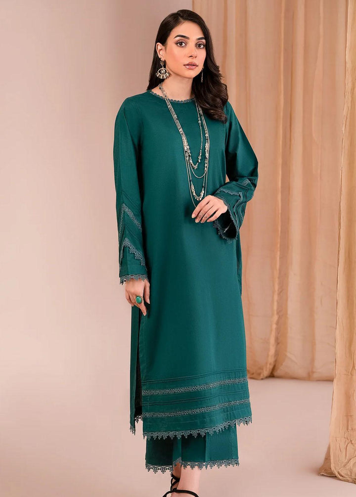 Zarif Pret Embroidered Cambric 2 Piece Suit CP-05 Jade