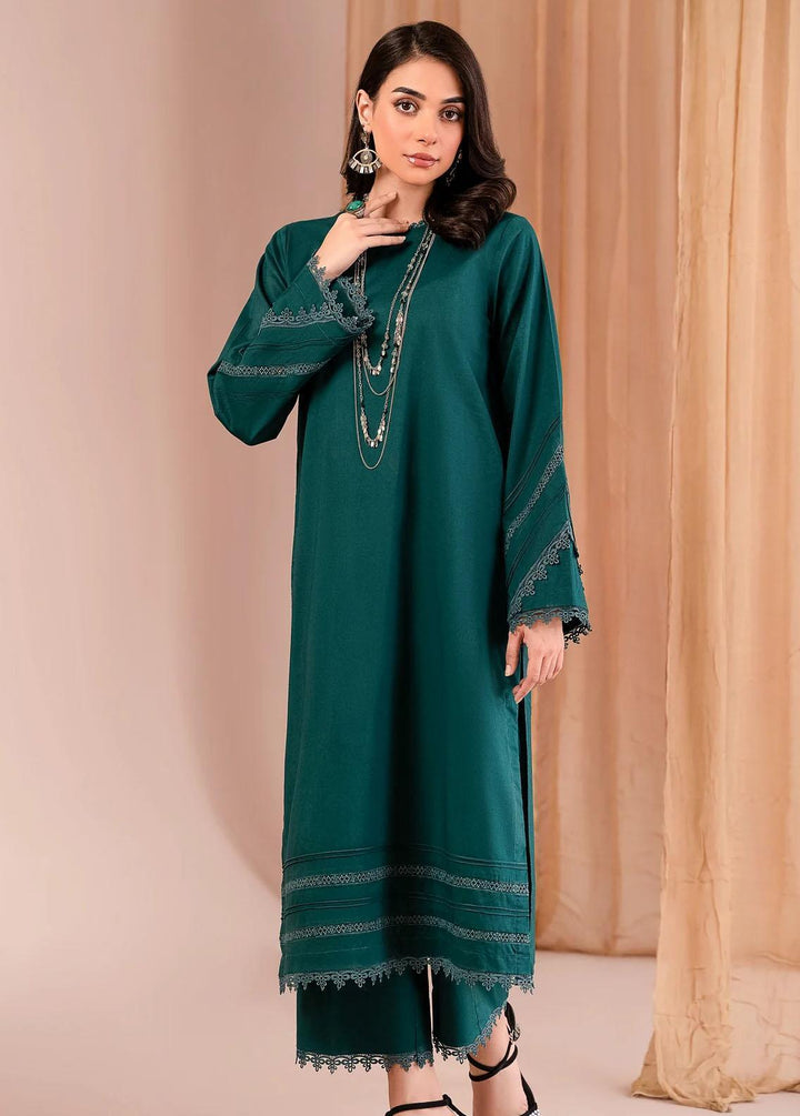 Zarif Pret Embroidered Cambric 2 Piece Suit CP-05 Jade