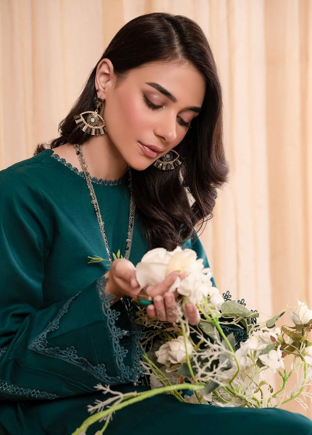 Zarif Pret Embroidered Cambric 2 Piece Suit CP-05 Jade