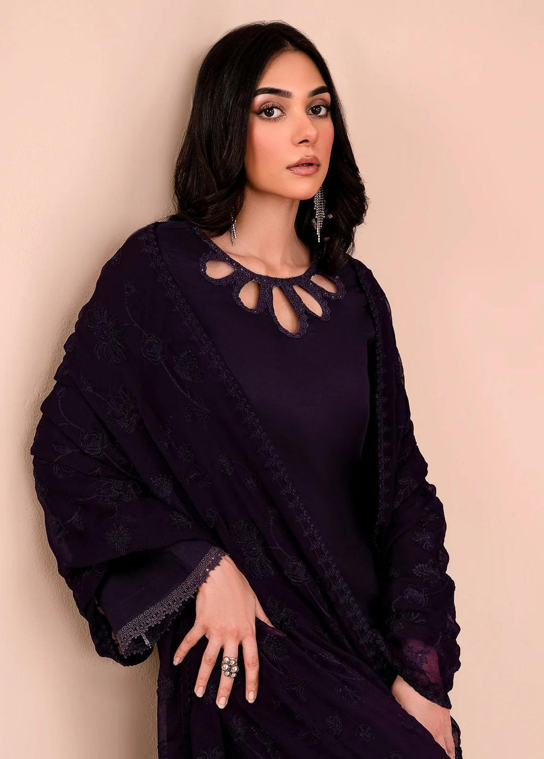 Zarif Pret Embroidered Cambric 3 Piece Suit CP-07 Giselle