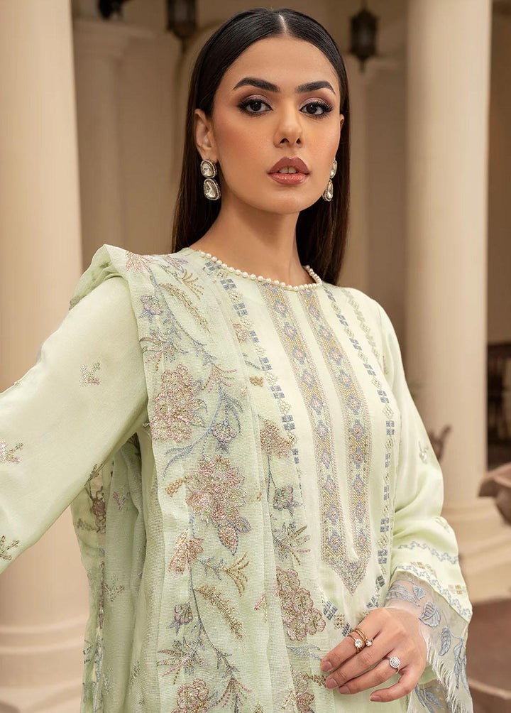 Zarif Pret Embroidered Raw Silk 3 Piece Suit ZRS-01 JANE