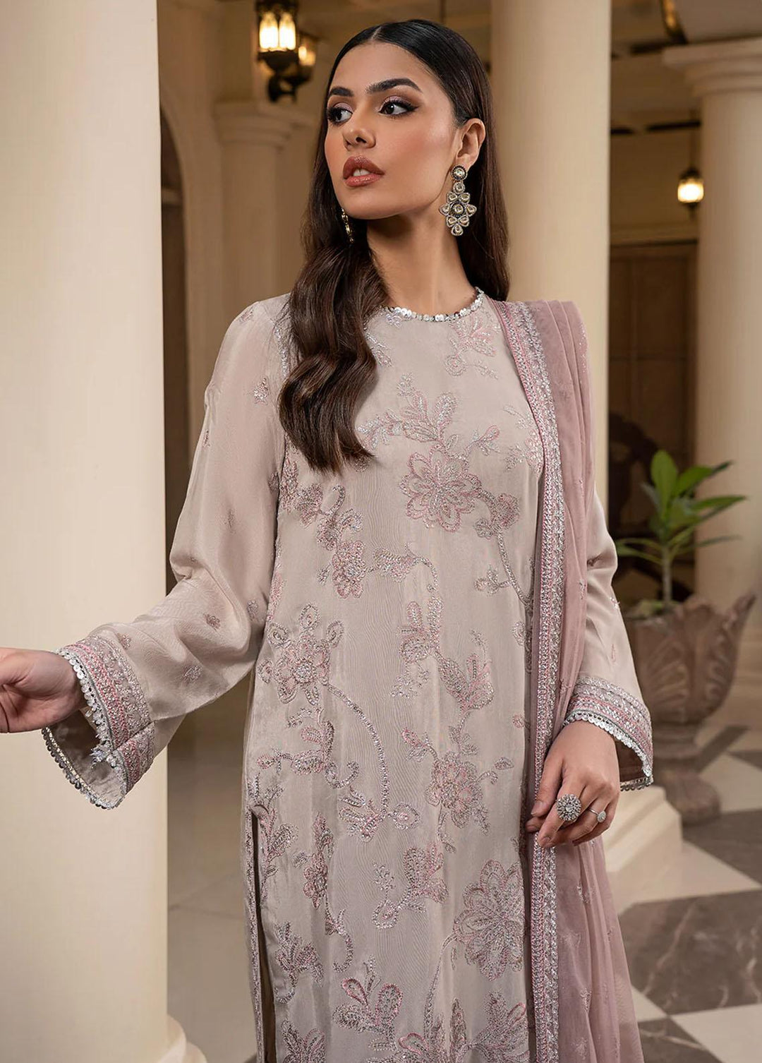 Zarif Pret Embroidered Raw Silk 3 Piece Suit ZRS-05 ISLA