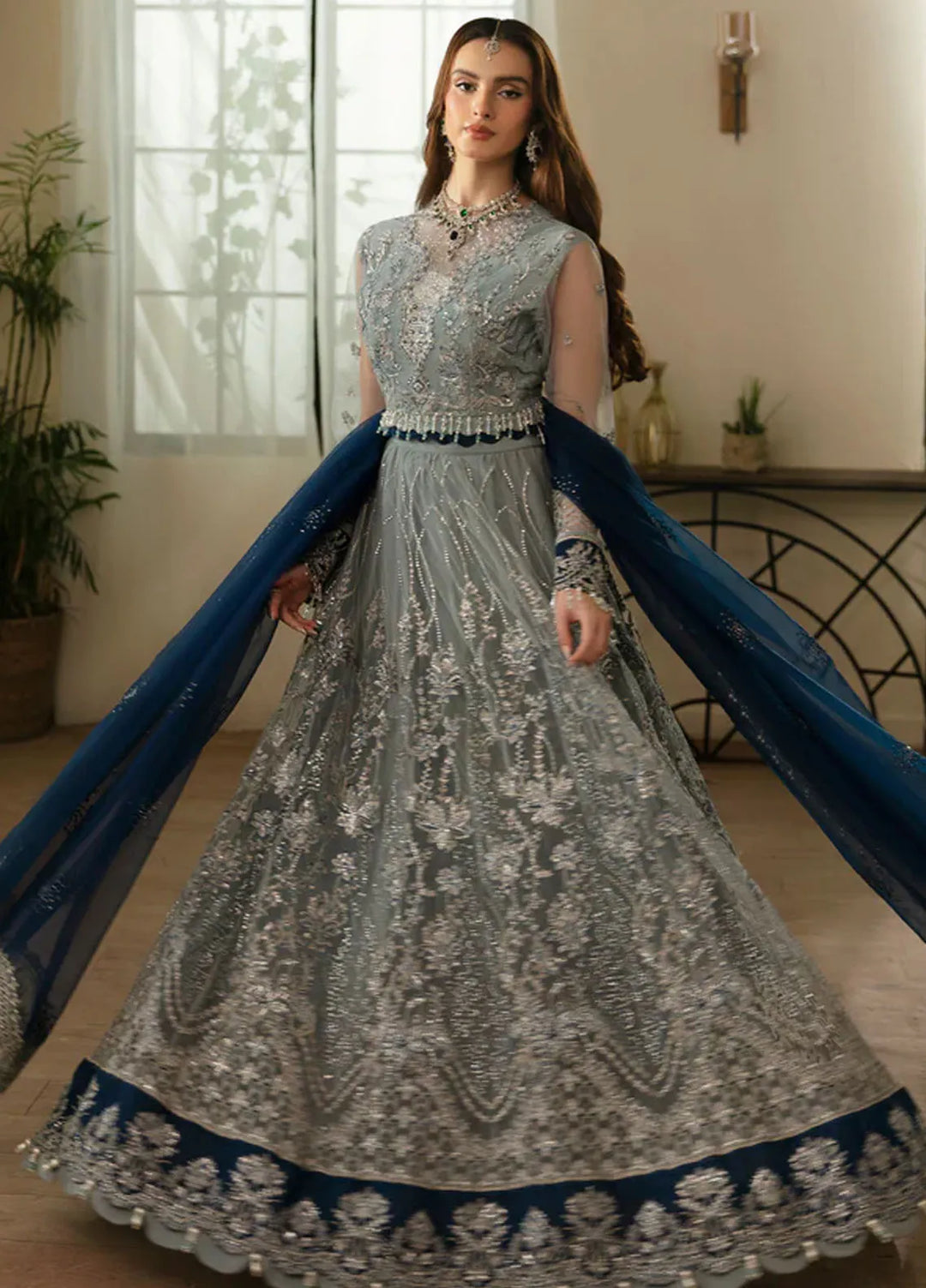 Zarin by Eleshia Embroidered Net Suits Unstitched 3 Piece ELS24ZL Siara - Formal Collection