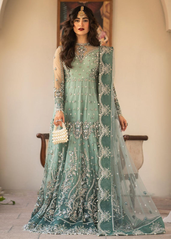 Zarin By Eleshia Embroidered Net Suits Unstitched 3 Piece ELS23ZN D-01 Zarela - Wedding Collection