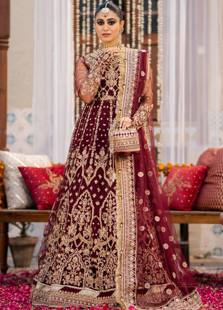 Zarin By Eleshia Embroidered Net Suits Unstitched 3 Piece ELS23ZN D-10 Avyanna - Wedding Collection