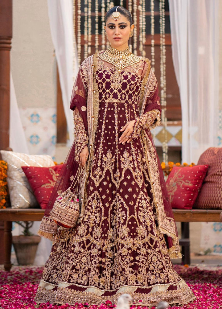 Zarin By Eleshia Embroidered Net Suits Unstitched 3 Piece ELS23ZN D-10 Avyanna - Wedding Collection