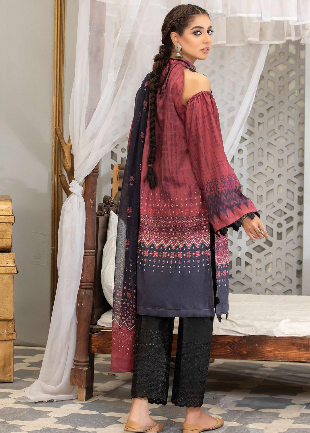 Zarkis by Riaz Arts Printed Lawn Suits Unstitched 3 Piece RA22Z DE-04 - Summer Collection