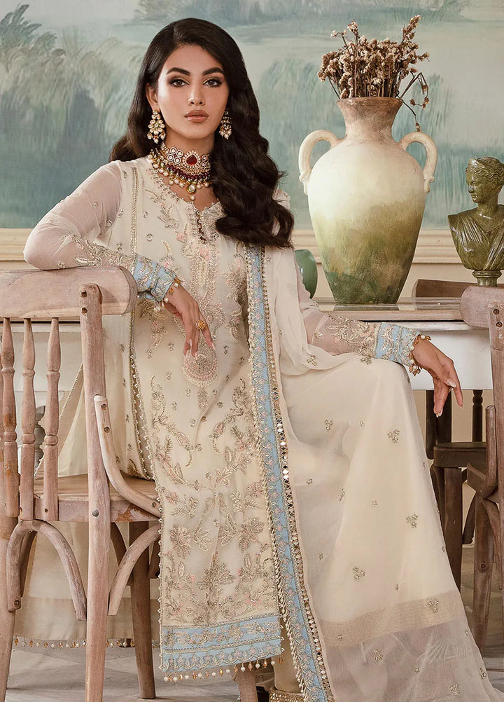 Zarposh Pret Embroidered Chiffon 3 Piece Suit Shafaq