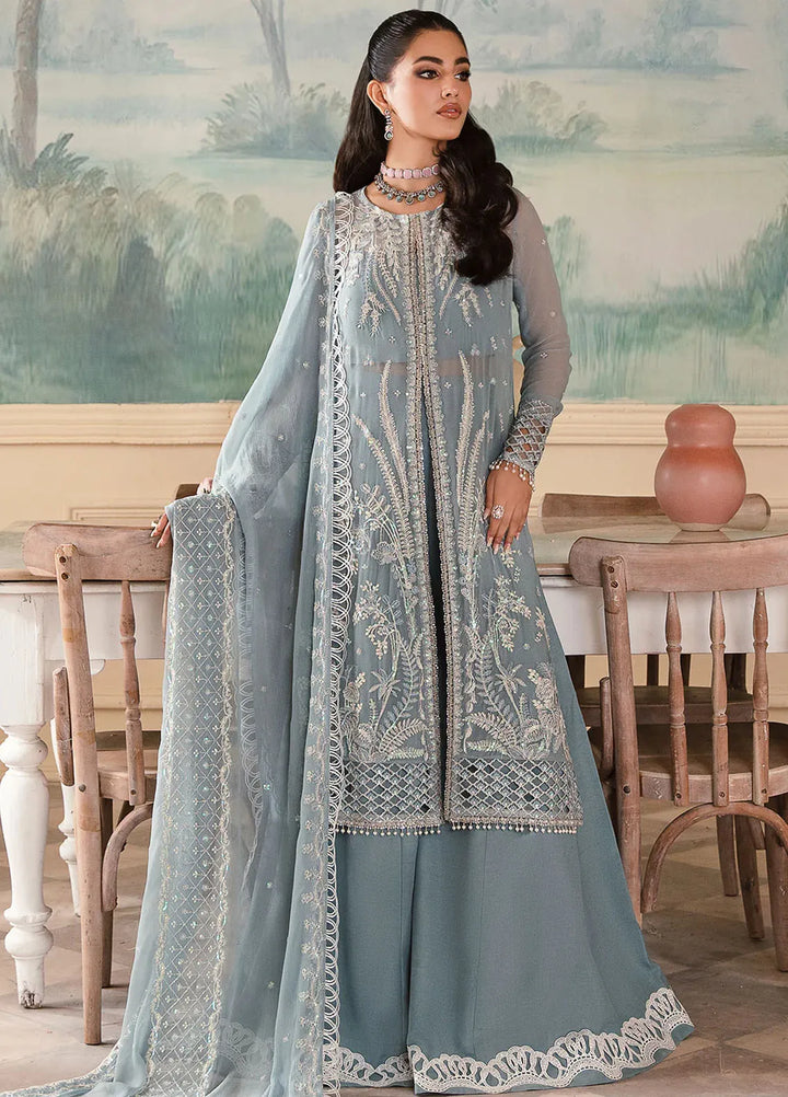 Zarposh Unstitched Embroidered Chiffon 3 Piece Suits ZP26UF Shanze - Festive Collection