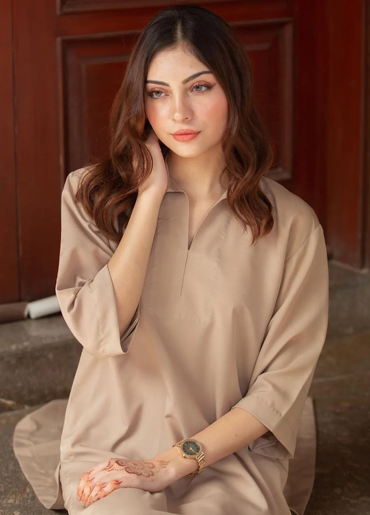 Zauk Pret Casual Georgette 2 Piece Suit Phone