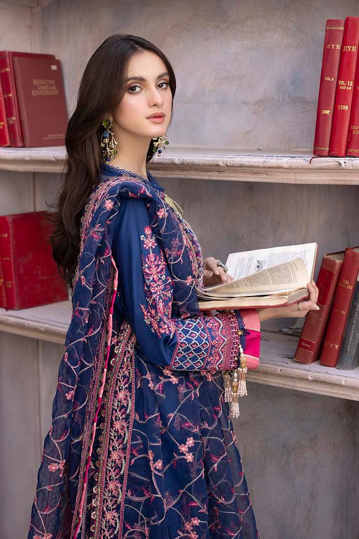 Husn E Adaa by Maham Sultan Unstitched Embroidered Lawn 3 Piece Suit MS26UHA Zebaish - Lawn Collection