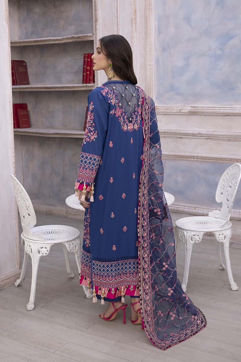 Husn E Adaa by Maham Sultan Unstitched Embroidered Lawn 3 Piece Suit MS26UHA Zebaish - Lawn Collection