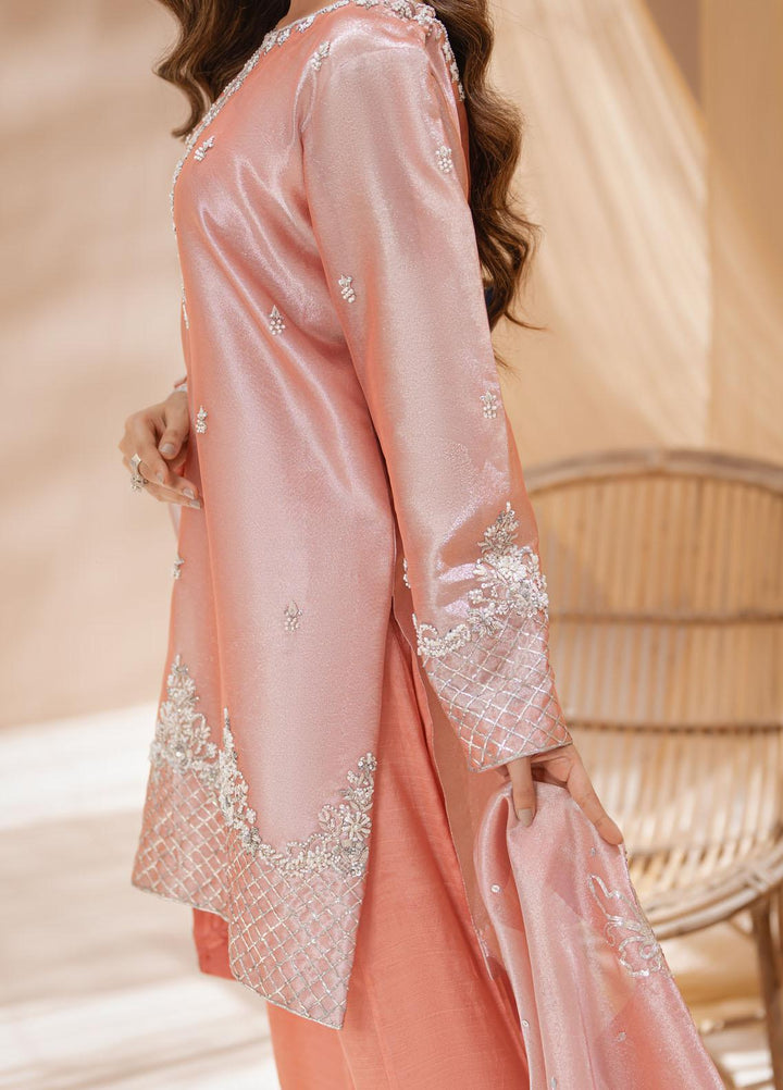 Zebaqi Ready to Wear  Organza 3 Piece Suit Behist-e-Yaal
