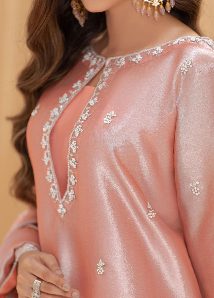 Zebaqi Ready to Wear  Organza 3 Piece Suit Behist-e-Yaal