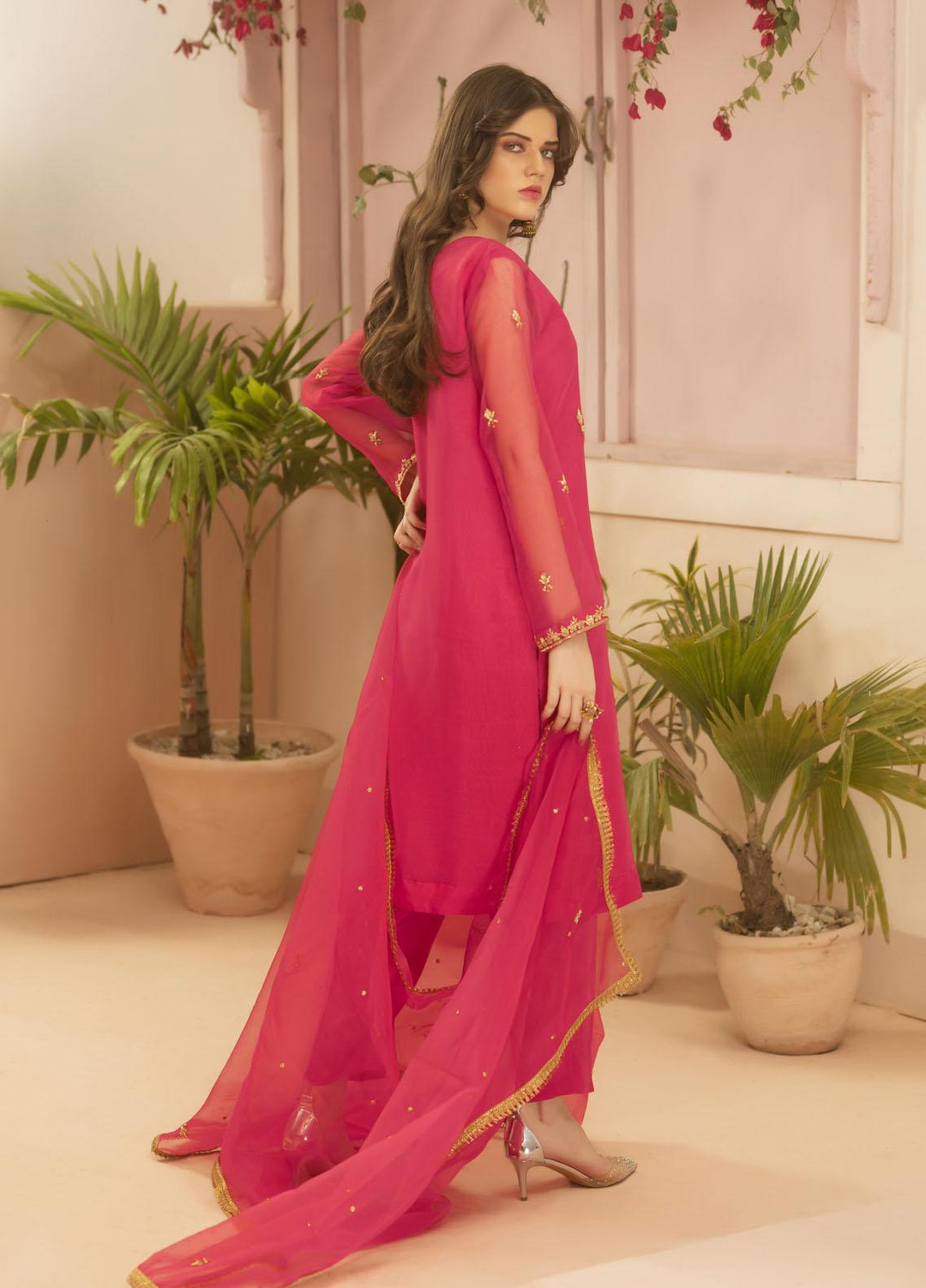 Zebaqi Luxury Pret  Organza 3 Piece Dress Shafaq