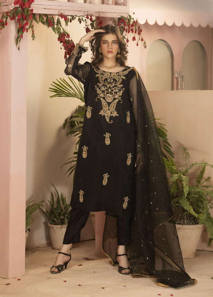 Zebaqi Luxury Pret  Organza 3 Piece Dress Fanaa