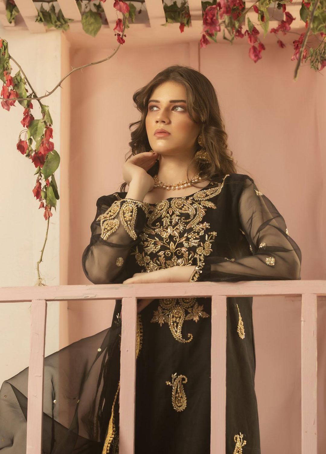 Zebaqi Luxury Pret  Organza 3 Piece Dress Fanaa