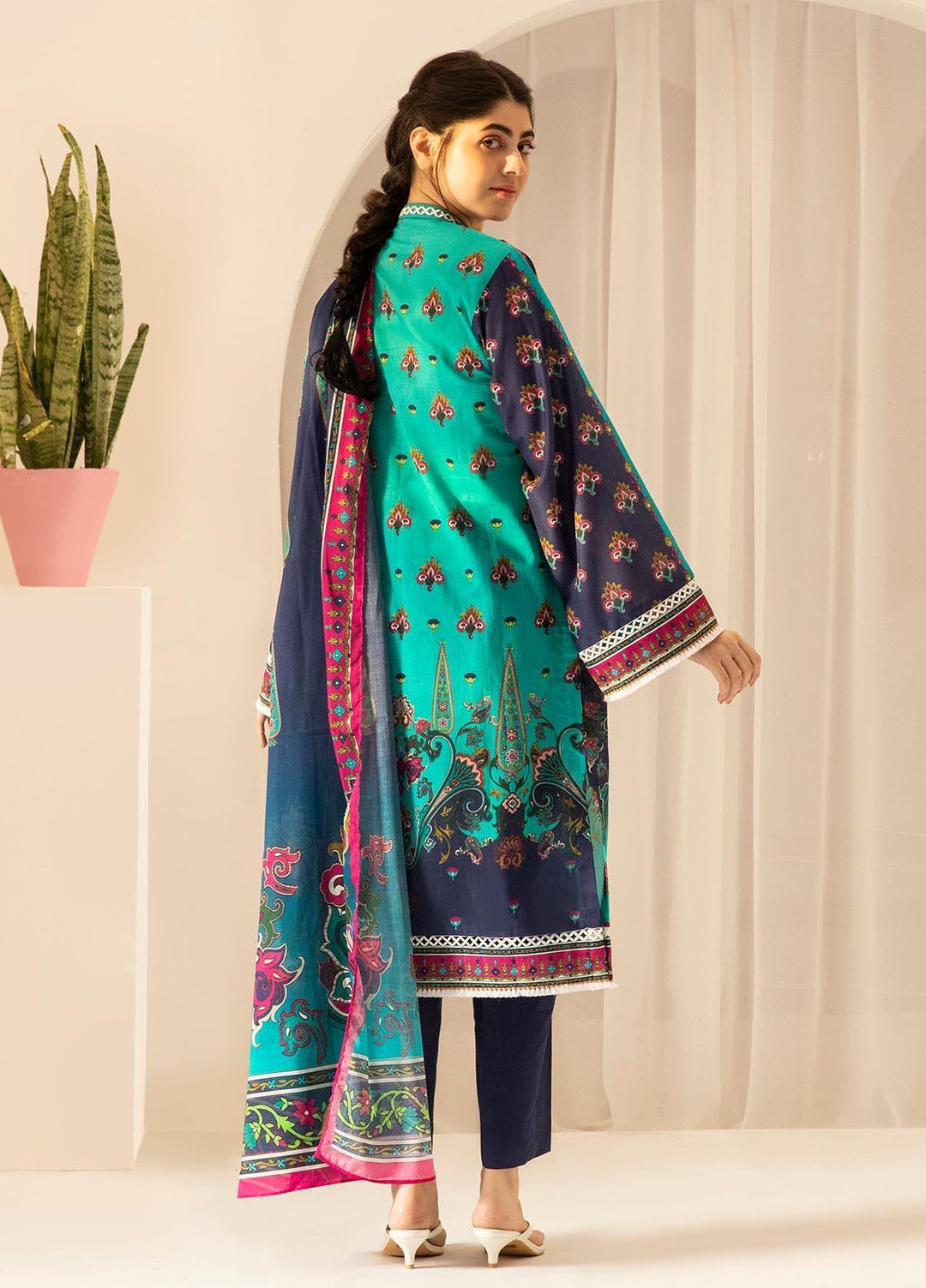 Zellbury Printed Lawn Suits Unstitched 3 Piece ZL21UL ZW-772 - Summer Collection