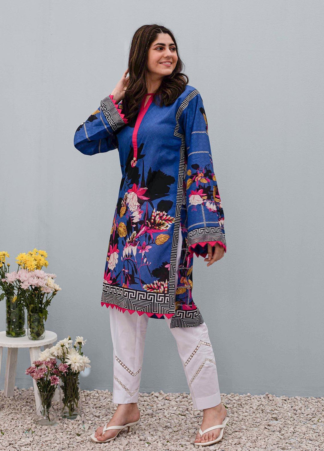 Zellbury Printed Lawn  Unstitched Kurties ZL21UL ZW-899 - Summer Collection