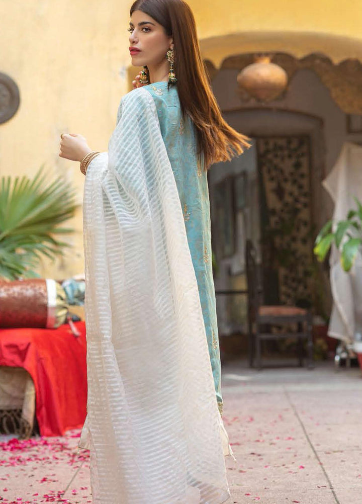 Zellbury Embroidered Jacquard Suits Unstitched 3 Piece ZL21L ZW-042 - Luxury Collection