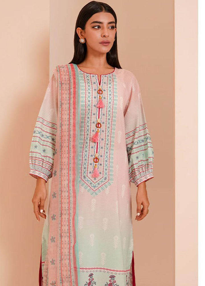 Zellbury Printed Lawn Suits Unstitched 2 Piece ZB23L-V4 WUS23X20309 - Summer Collection