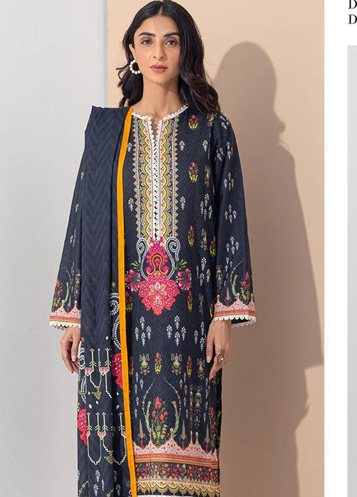 Zellbury Printed Lawn Suits Unstitched 2 Piece ZB23L-V4 WUS23X20388 - Summer Collection