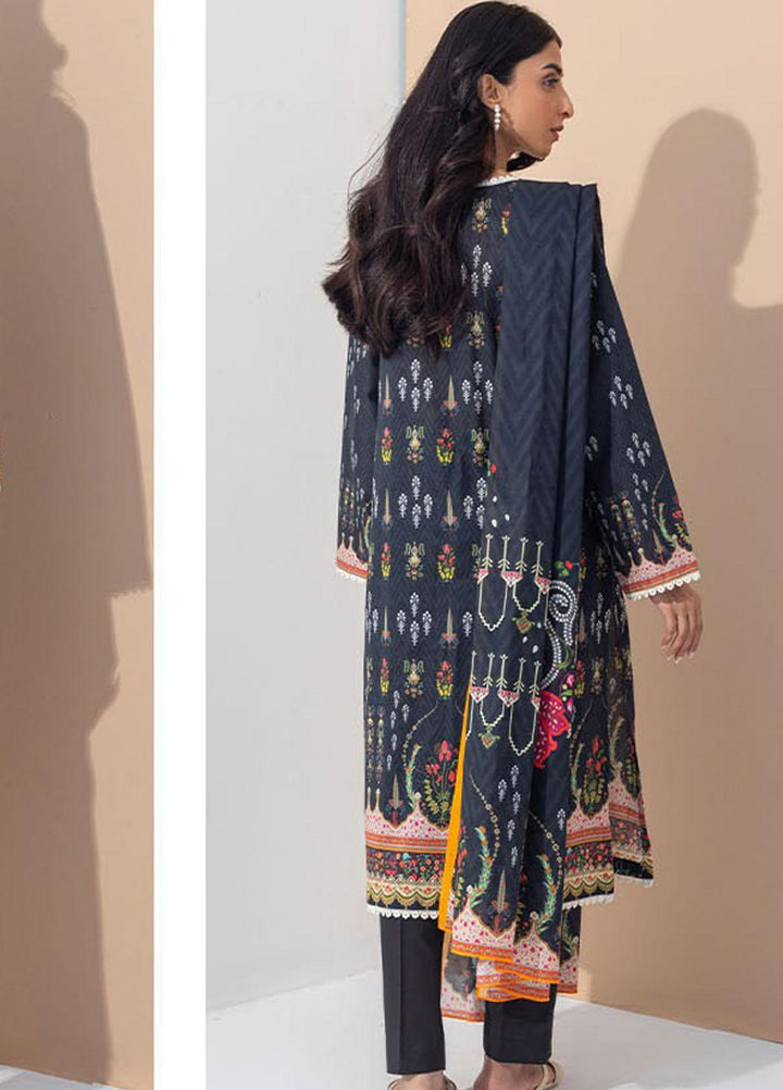 Zellbury Printed Lawn Suits Unstitched 2 Piece ZB23L-V4 WUS23X20388 - Summer Collection