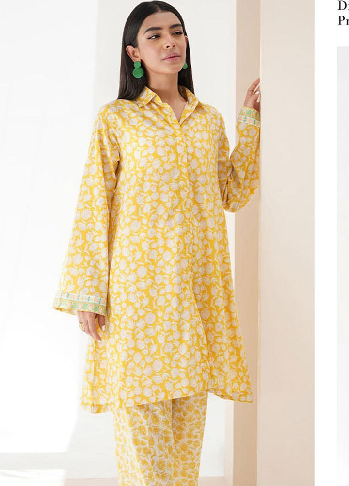 Zellbury Printed Lawn Suits Unstitched 2 Piece ZB23L-V4 WUS23X20381 - Summer Collection