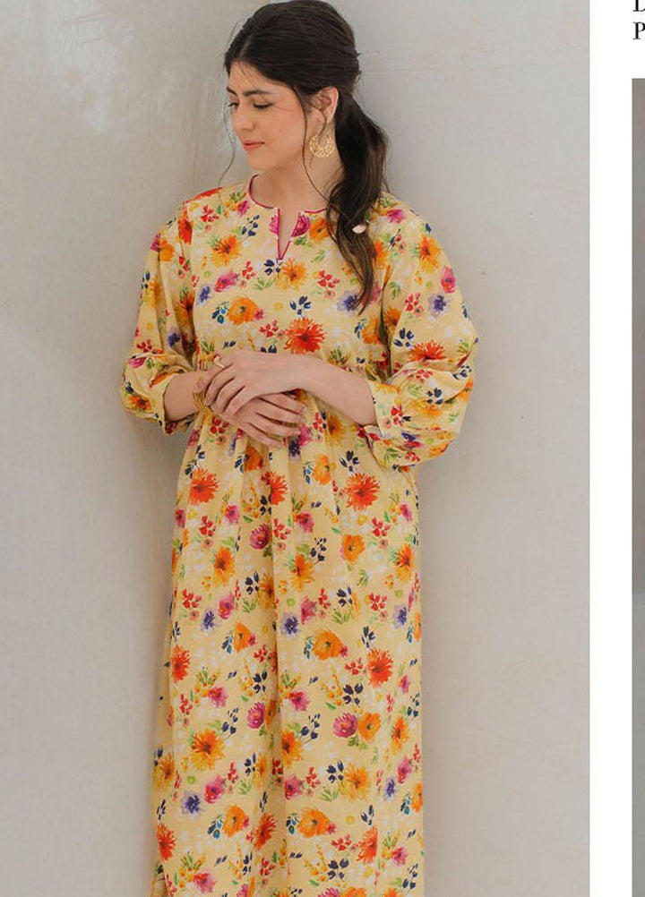 Zellbury Printed Lawn Suits Unstitched 2 Piece ZB23L-V4 WUS23X20506 - Summer Collection