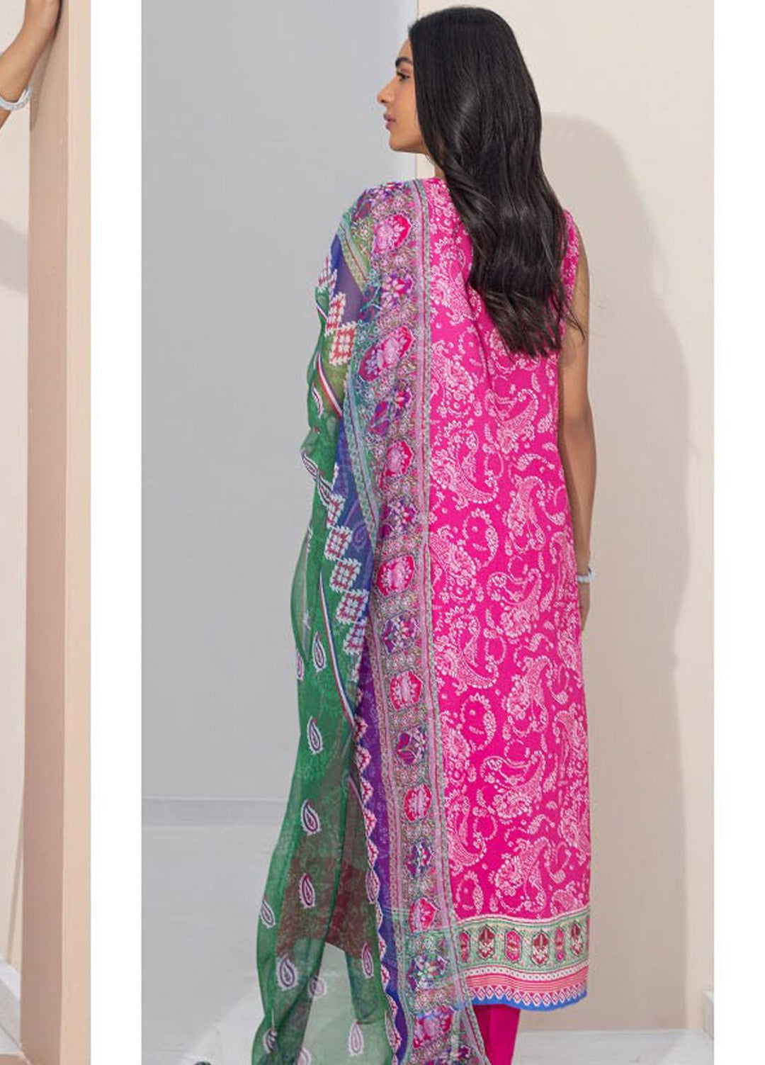Zellbury Embroidered Lawn Suits Unstitched 2 Piece ZB23L-V4 WUS23E20318 - Summer Collection