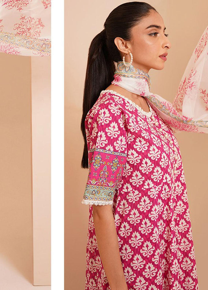 Zellbury Printed Lawn Suits Unstitched 3 Piece ZB23L-V4 WUS23X30322 - Summer Collection