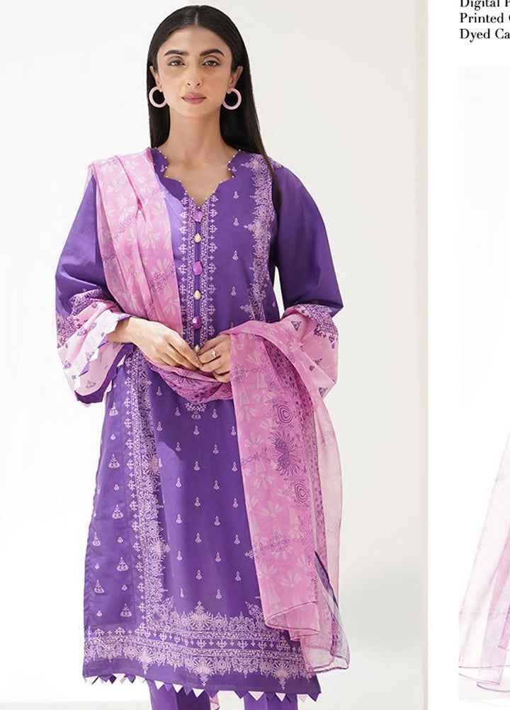 Zellbury Printed Lawn Suits Unstitched 3 Piece ZB23L-V4 WUS23X30323 - Summer Collection