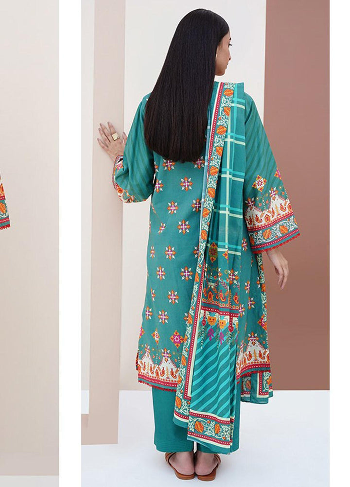 Zellbury Printed Lawn Suits Unstitched 3 Piece ZB23L-V4 WUS23X30383 - Summer Collection