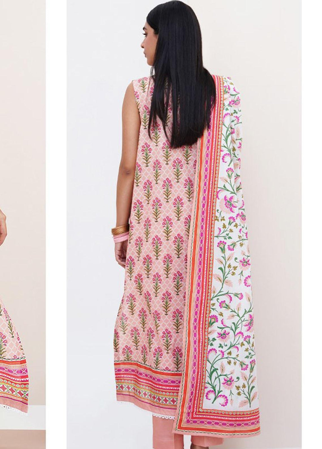 Zellbury Printed Lawn Suits Unstitched 3 Piece ZB23L-V4 WUS23X30411 - Summer Collection