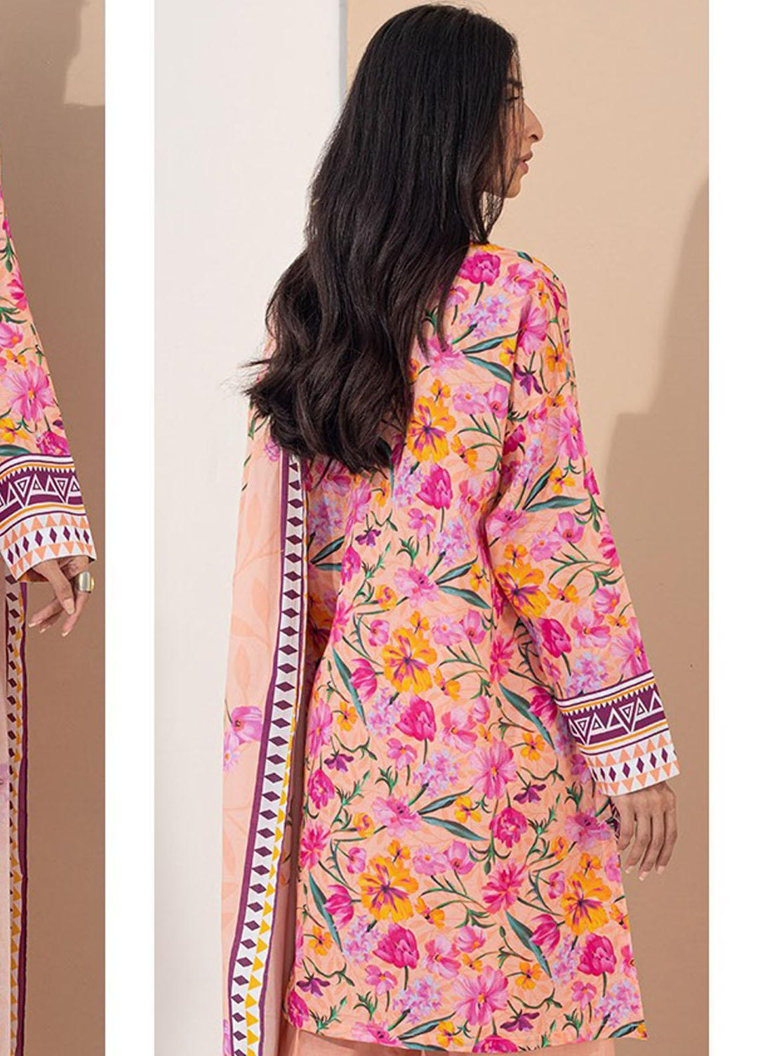 Zellbury Printed Lawn Suits Unstitched 3 Piece ZB23L-V4 WUS23X30406 - Summer Collection