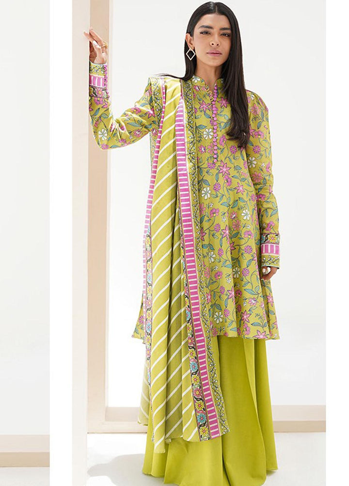 Zellbury Printed Lawn Suits Unstitched 3 Piece ZB23L-V4 WUS23X30405 - Summer Collection