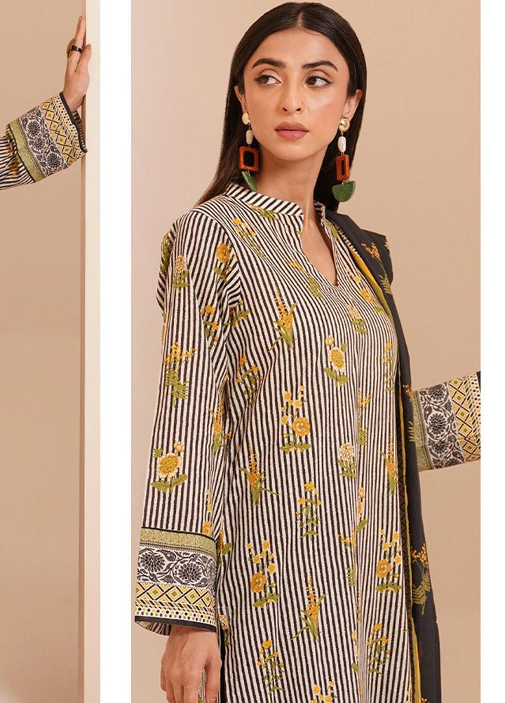 Zellbury Printed Lawn Suits Unstitched 3 Piece ZB23L-V4 WUS23X30407 - Summer Collection