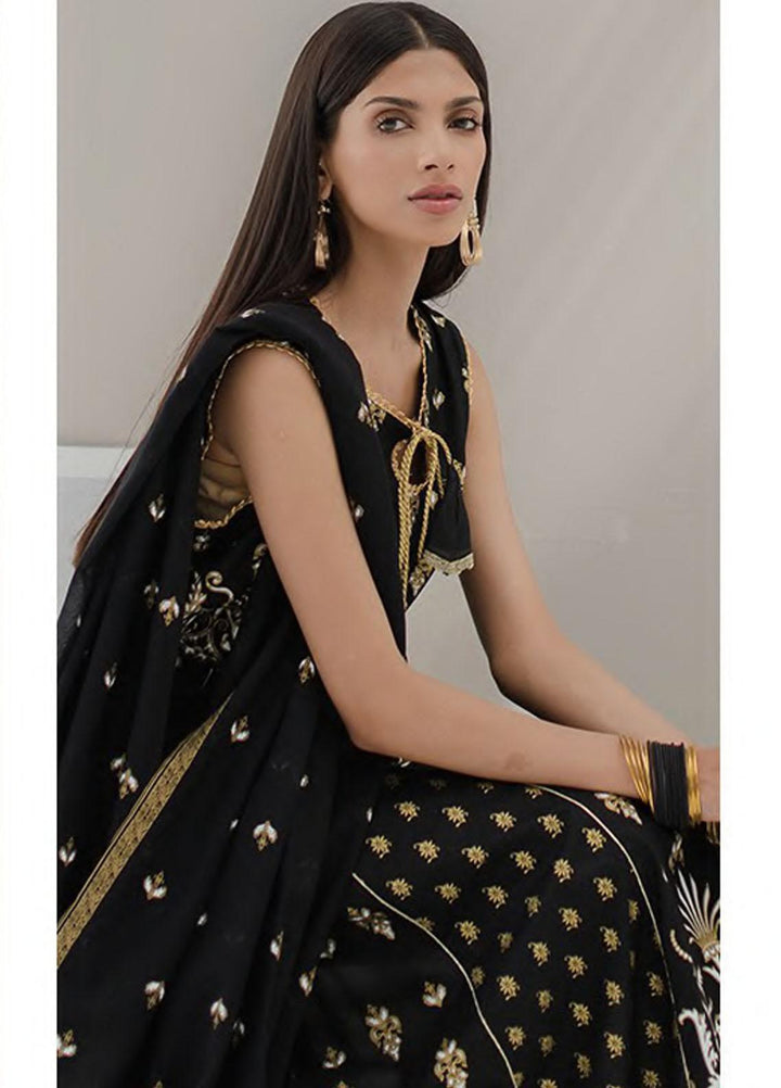 Zellbury Embroidered Lawn Suits Unstitched 3 Piece ZB23L-V4 WUS23X30551 - Summer Collection