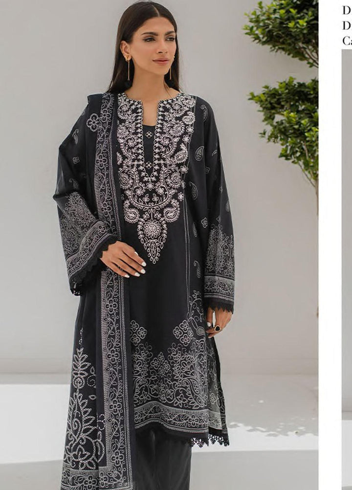 Zellbury Embroidered Lawn Suits Unstitched 3 Piece ZB23L-V4 WUS23E30359 - Summer Collection